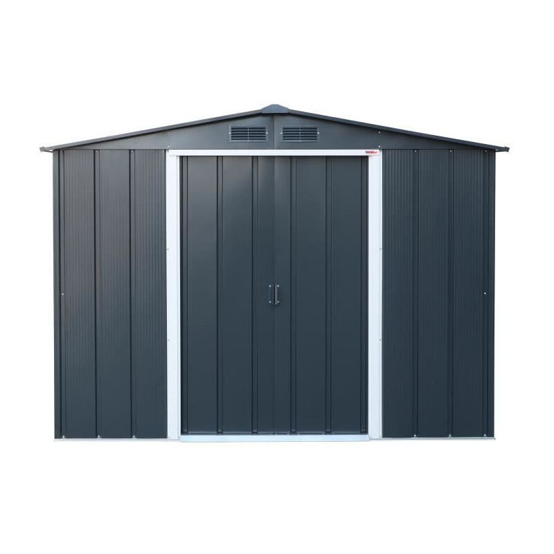 Duramax Abri de jardin metal 4,77m2 - Anthracite