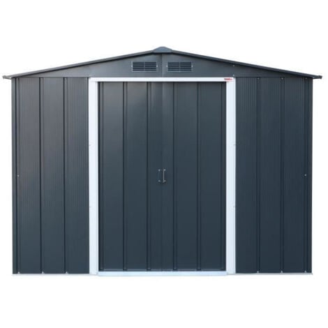 DURAMAX Abri de jardin metal 4,77m2 - Anthracite