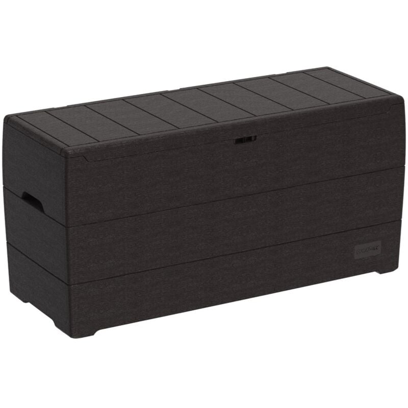 Coffre de jardin en résine 270L - Marron - Duramax