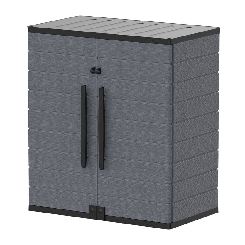 Armoire de rangement version basse - Gris - Duramax