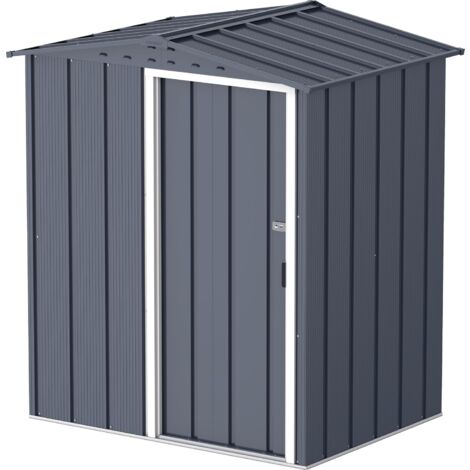 Duramax - caseta jardín - ECO ELCHE 5X4 - Metal - color gris antracita