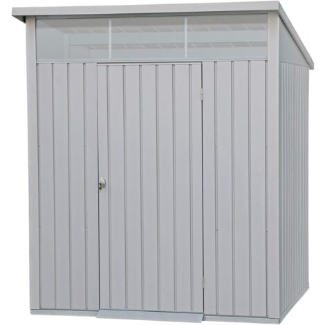 Duramax - caseta jardín - PALLADIUM 6X5 - Metal - color gris plata