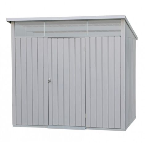 Duramax - caseta jardín - PALLADIUM 8X6 - Metal - color gris plata