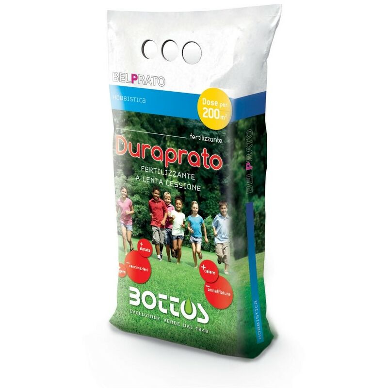 

Duraprato 10-6-15 C+B+Zn - Fertilizante para el jardín de 5 kg