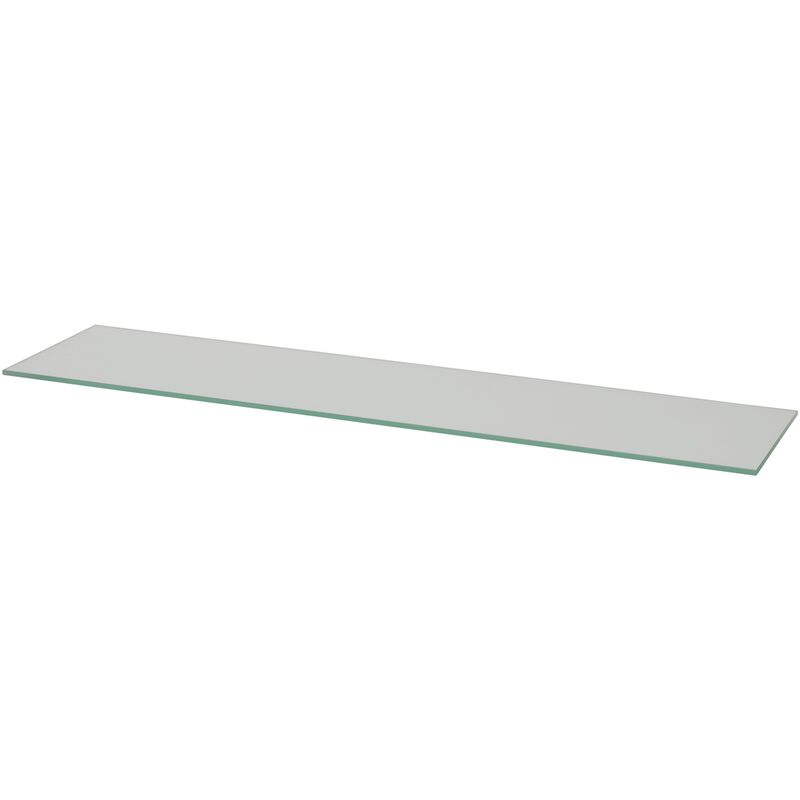 

DuraSec Aline Estante de Cristal de Cristal Panel Estante, 80 x 20 cm x 6 mm, Transparente - Lumineux