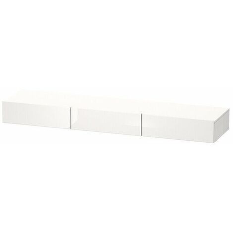 DURASTYLE mensola cassetto 440x1800x150mm noce scuro / basalto opaco