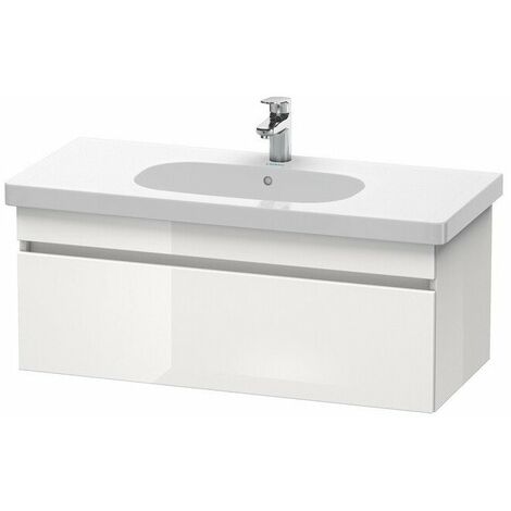DURASTYLE mobile lavabo 453x1000x398mm noce scuro / bianco opaco