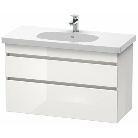 DURASTYLE mobile lavabo 453x1000x610mm noce scuro / bianco opaco