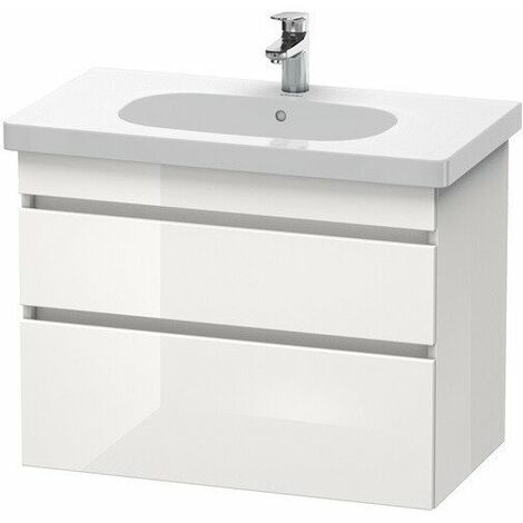 DURASTYLE mobile lavabo 453x800x610mm noce scuro / bianco opaco