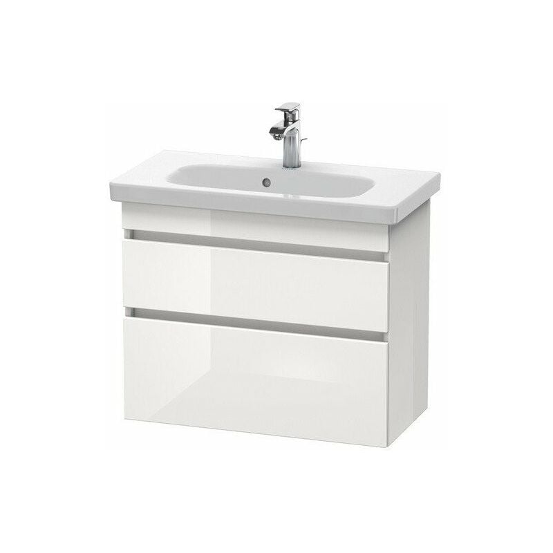 

DURASTYLE mueble bajo lavabo 730x350mm claro blau mate / blanco mate