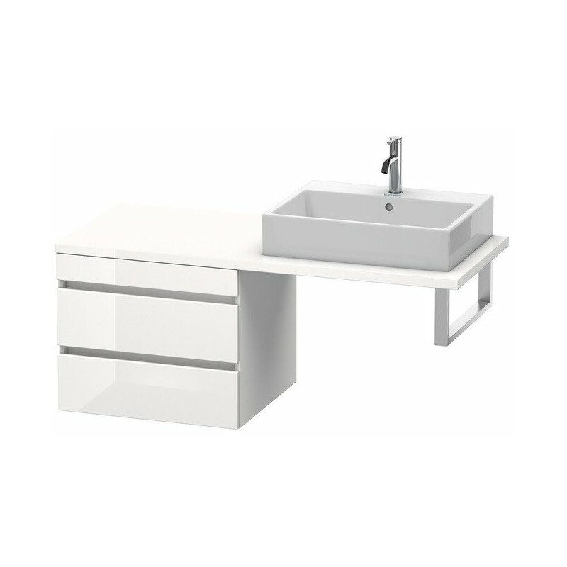 

Duravit - Consola baja DURASTYLE 512x600x548mm blanco mate / basalto mate
