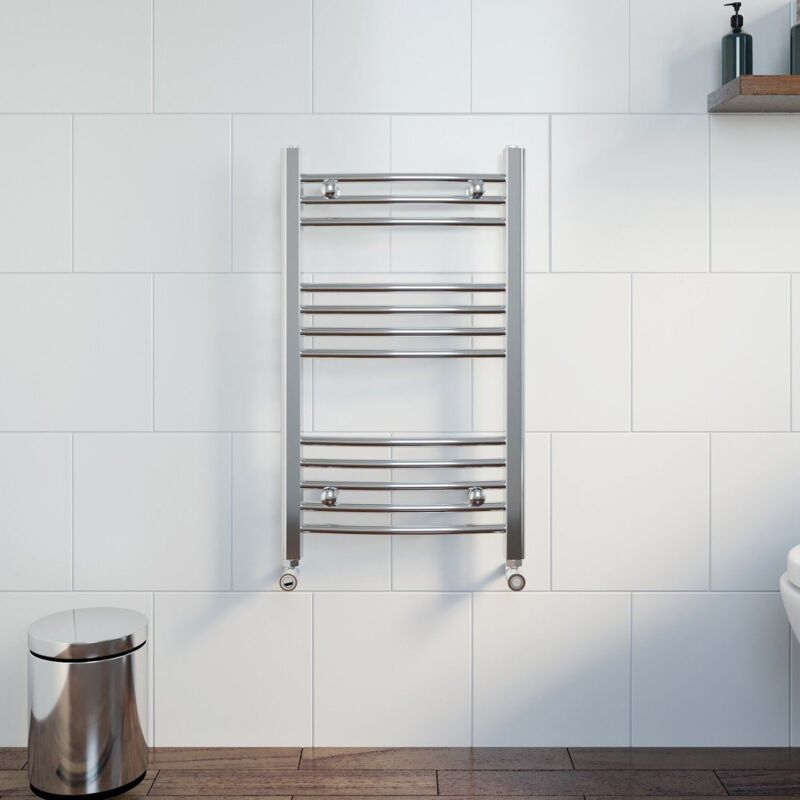 Image of Duratherm - Chrome Curved Heated Towel&hellip;