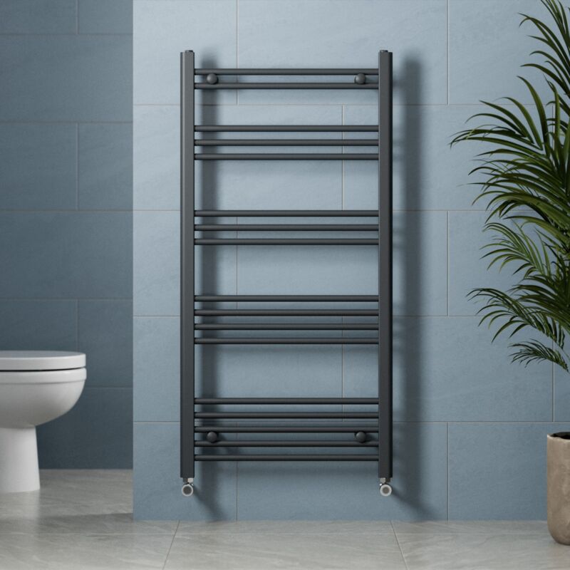 Image of Duratherm - Anthracite Heated Towel Rail&hellip;