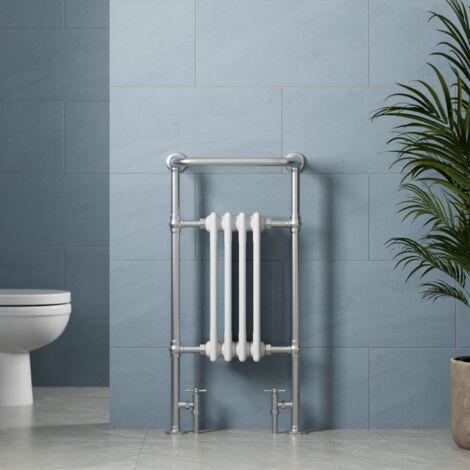DuraTherm Traditional Heated Towel Radiator - 952mm x 479mm