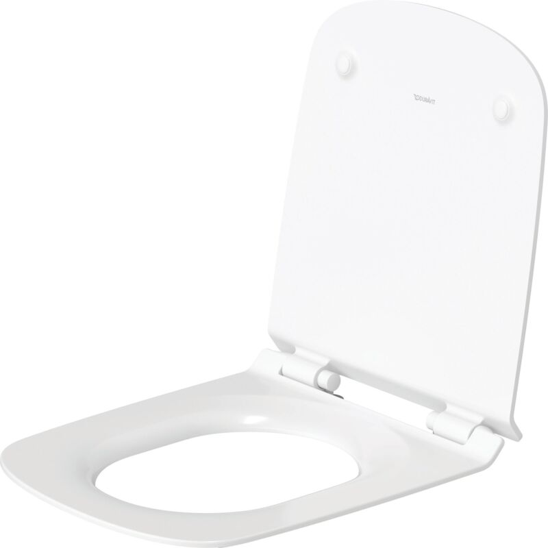 Durastyle Wc-sitz 0063790000 Mit Absenkautomatik, Weiss, Scharniere Edelstahl - Duravit