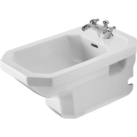 Duravit 1930 bidet mural, avec trop-plein, avec table de