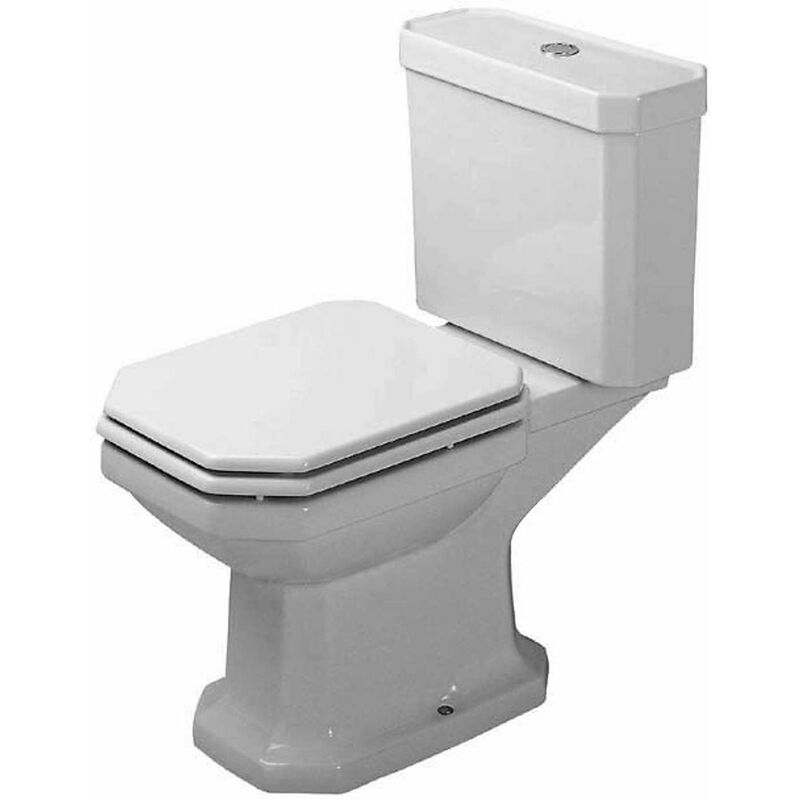 1930 - wc a terra monoblocco, 36cm x39cm x67 cm, bianco - vaso, scarico orizzontale 0227090000 - Duravit