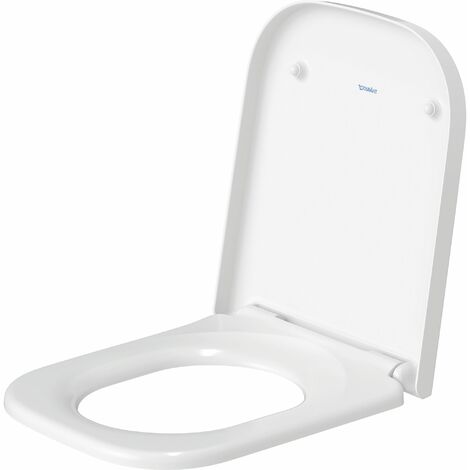 Duravit – Abattant WC blanc alpin en Duroplast – Charnières en acier inoxydable – Fixation invisible Durafix – Dimensions 359x430x43 mm - 0064590000