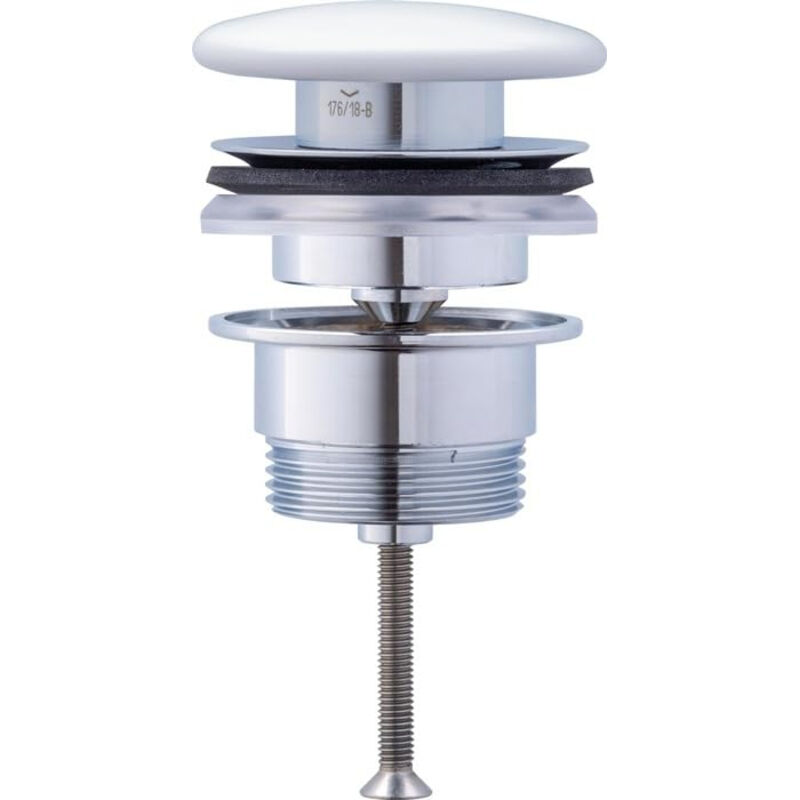 Duravit - bonde refermable push-open, 1 1/4, blanc