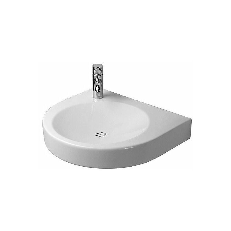 

Duravit ARCHITEC VITAL MED lavabo sin rebosadero con plataforma para grifería 575x520mm 1 orificio para grifería blanco