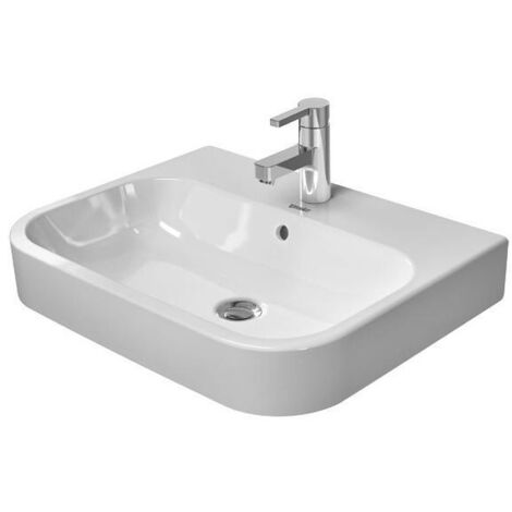 Duravit Aufsatzbecken Happy D.2 60cm mit Überlauf, mit