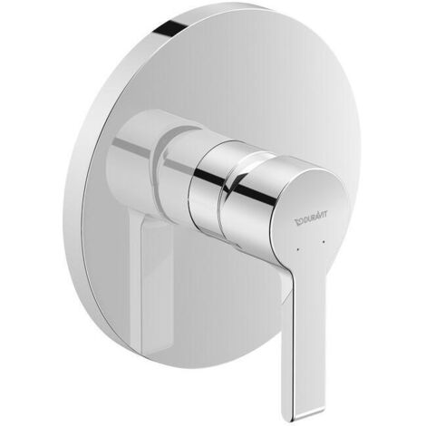 Duravit B.2 Einhebel- Brausemischer Unterputz, runde Rosette,
