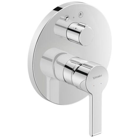 Duravit B.2 Einhebel- Wannenmischer Unterputz, runde Rosette, 2