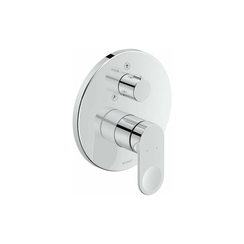 

Duravit Ag - Duravit B.3 Mezclador monomando de ducha empotrado B342100120 con válvula de conmutación - B34210012010