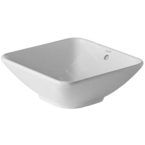 Duravit Bacino lavabo à poser, sans trou pour robinetterie, avec