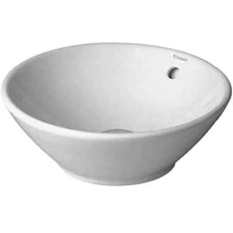 Duravit Bacino - Vasque sans trou avec trop-plein, diamètre 42 cm, blanc 0325420000