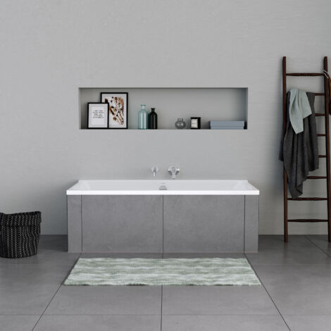 DURAVIT droite - 170x70x49,5cm - Blanc brillant - P3 Droite