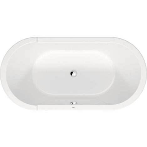 Duravit Baignoire ovale Starck 160x80cm, un fond incliné, 700409,