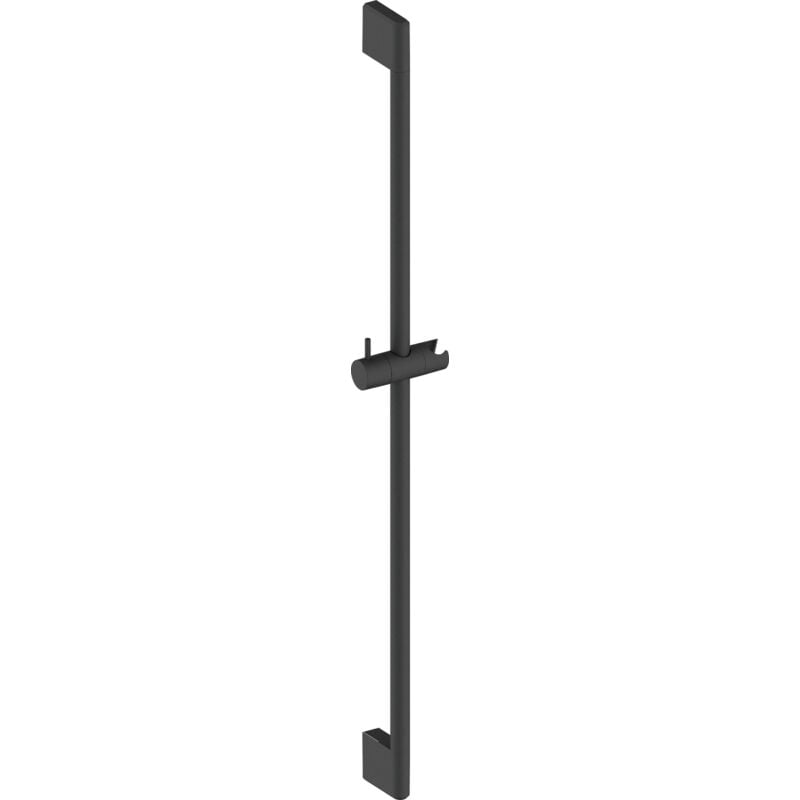 Duravit - Barre de douche universelle 900 mm, avec support de douchette réglable en hauteur, noir mat