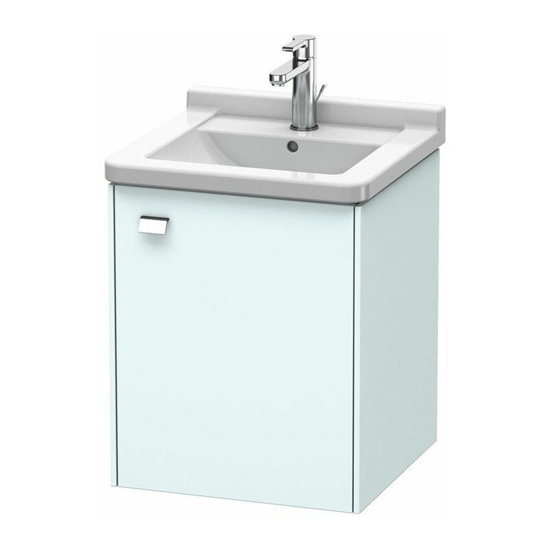 

Duravit - Mueble bajo lavabo BRIOSO 563x460x445mm G. cromo apertura derecha Matt azul claro