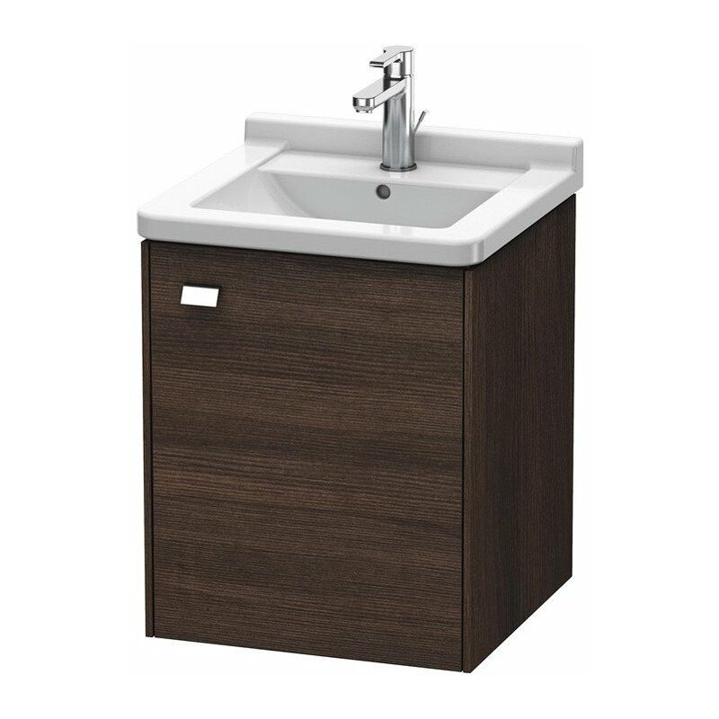 

Duravit - Mueble bajo lavabo BRIOSO 563x460x445mm tirador cromado apertura derecha castaño. D
