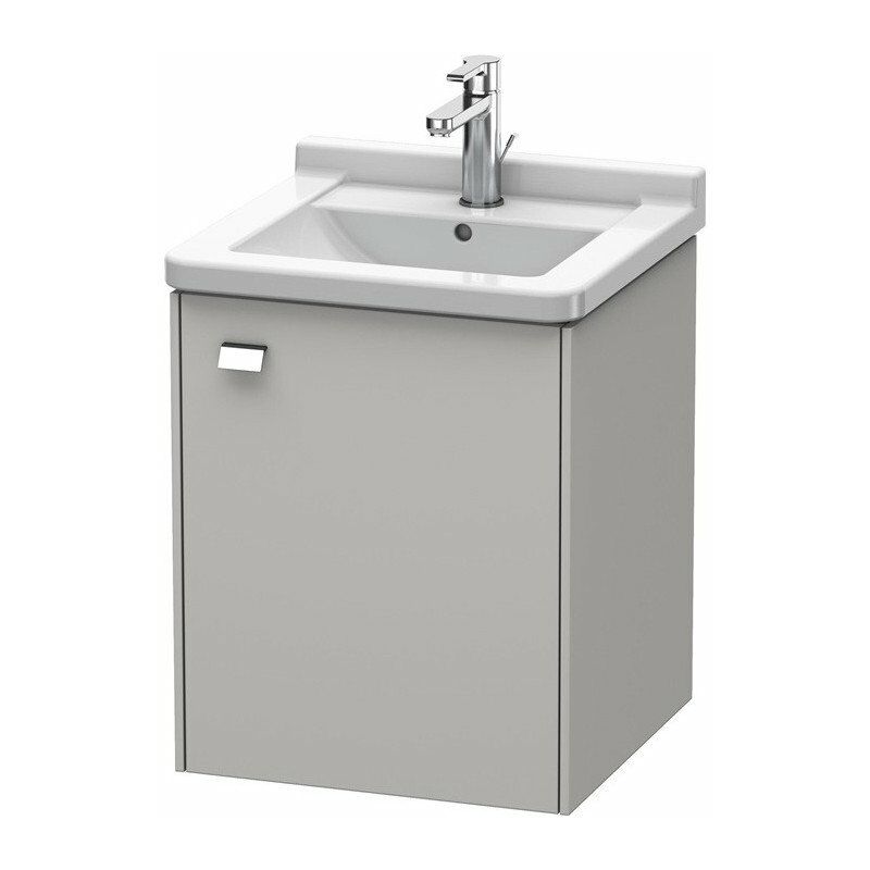 

Duravit - Mueble bajo lavabo BRIOSO 563x460x445mm G. cromado abertura derecha hormigón