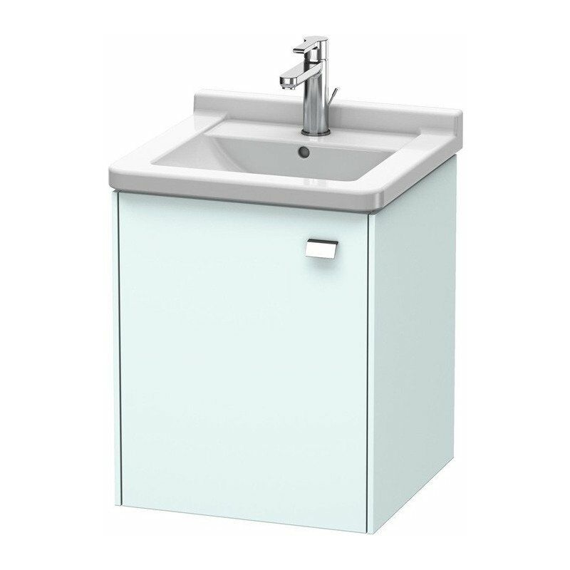 

Duravit - Mueble bajo lavabo BRIOSO 563x460x445mm G. cromo apertura izquierda Matt azul claro