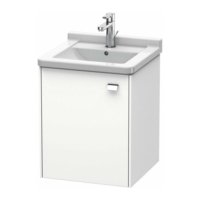 

Duravit - Mueble bajo lavabo BRIOSO 563x460x445mm tirador cromado apertura izquierda blanco mate