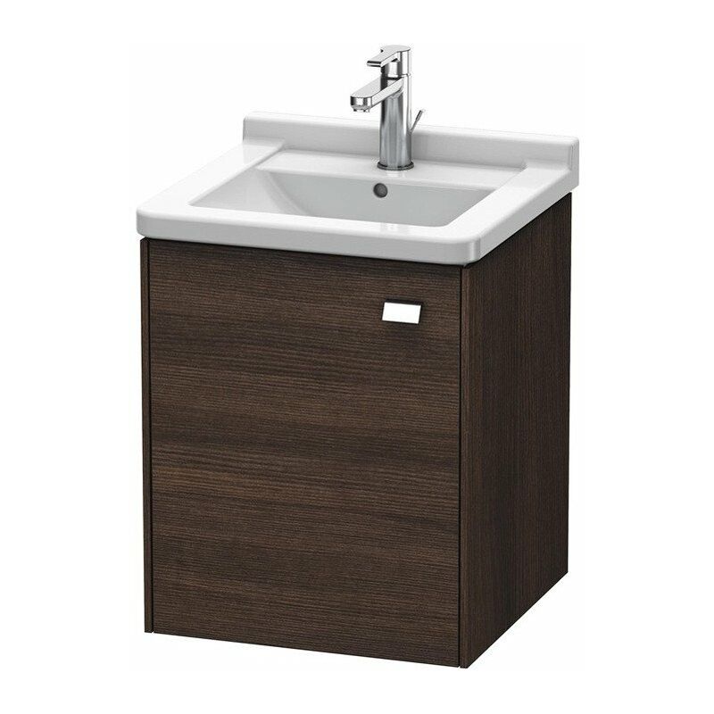 

Duravit - Mueble bajo lavabo BRIOSO 563x460x445mm tirador cromado apertura izquierda castaño. D