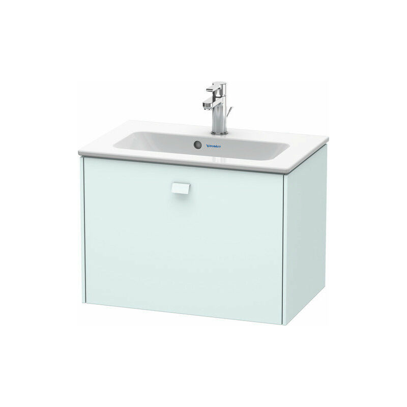 

Duravit Brioso Módulo mural Compact 62,0 x 38,9 cm, 1 extraíble, para lavabo ME by Starck 234263, Color (frente/cuerpo): Azul claro Decoración mate,