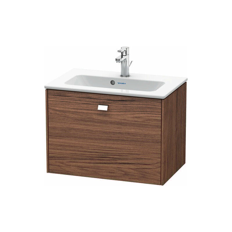 

Duravit Brioso Módulo mural Compact 62,0 x 38,9 cm, 1 extraíble, para lavabo ME by Starck 234263, Color (frente/cuerpo): nogal oscuro, mango cromado