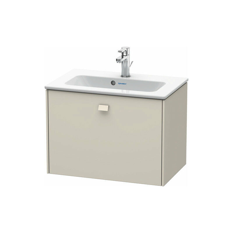 

Duravit Brioso Módulo mural Compact 62,0 x 38,9 cm, 1 extraíble, para lavabo ME by Starck 234263, Color (frente/cuerpo): Taupe Mate Decor, Mango