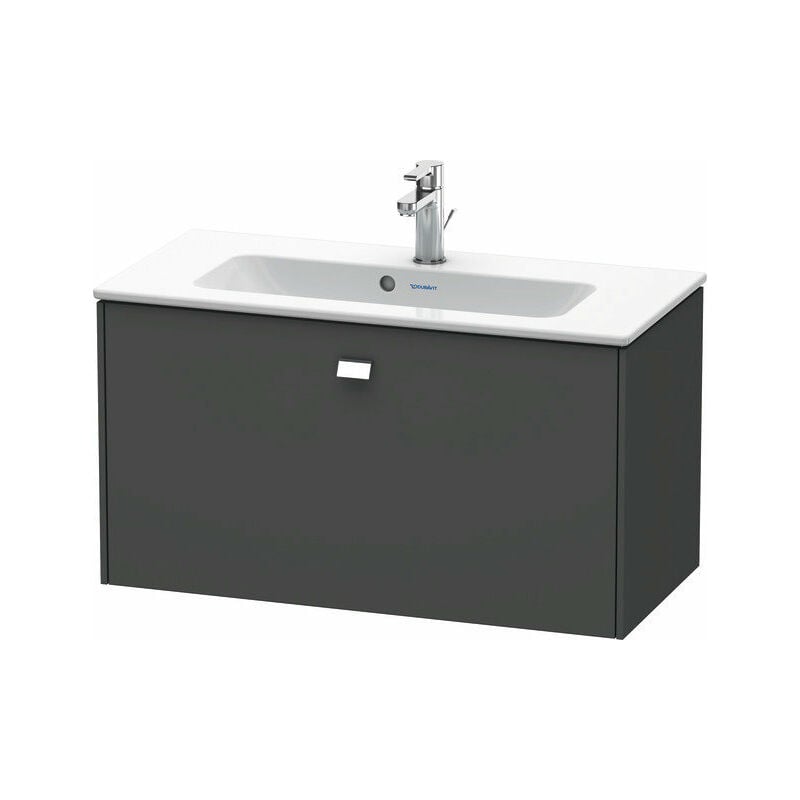 

Duravit Brioso Módulo mural Compact 82,0 x 38,9 cm, 1 extraíble, para lavabo ME by Starck 234283, Color (frente/cuerpo): Diseño grafito mate, mango