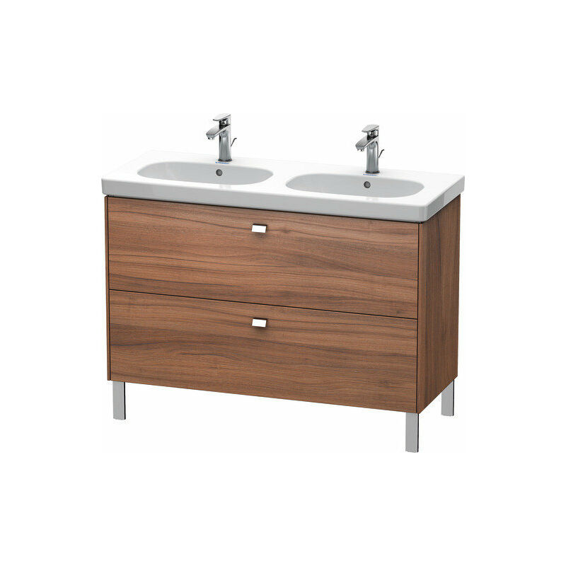 

Duravit Brioso Mueble de aseo de pie 117,0 x 46,9 cm, 2 extraíbles, para lavabo D-Código 034812, Color (frente/cuerpo): Nogal natural, mango cromado