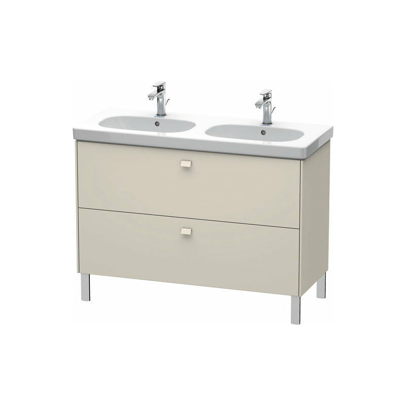 

Duravit Brioso Mueble de aseo de pie 117,0 x 46,9 cm, 2 extraíbles, para lavabo D-Código 034812, Color (frente/cuerpo): Taupe Mate Decor, Mango Taupe