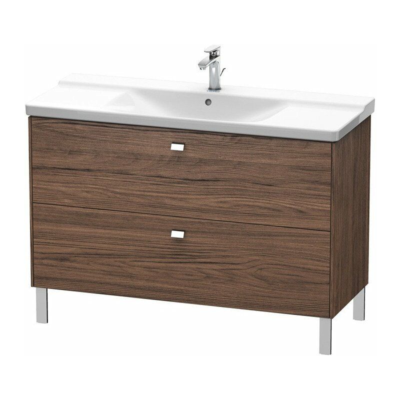 

Duravit - BRIOSO Mueble de baño Griffe cromo 691x1220x479mm nogal oscuro