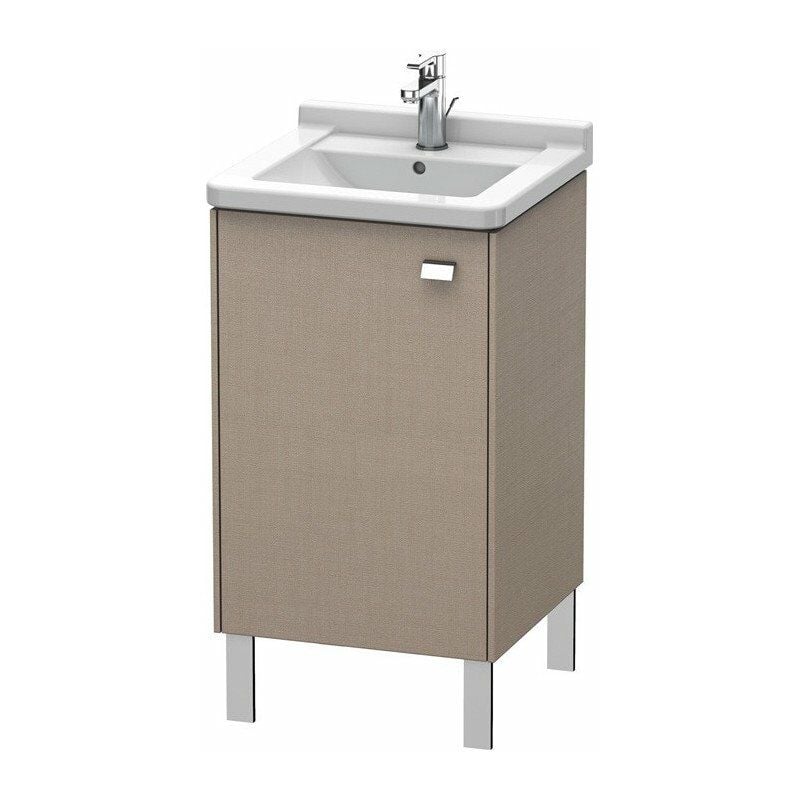 

Duravit - Mueble bajo lavabo BRIOSO 693x460x445mm tirador cromado apertura izquierda lino