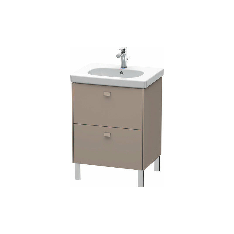 

Duravit Brioso Mueble de aseo de pie 62,0 x 46,9 cm, 2 extraíbles, para lavabo D-Código 034265, Color (frente/cuerpo): Basalto mate Decor, Mango