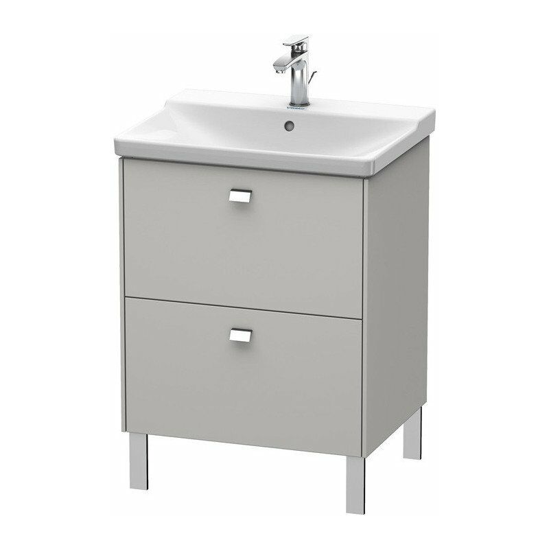 

Duravit - BRIOSO Mueble de baño Griffe cromo 691x620x479mm hormigón