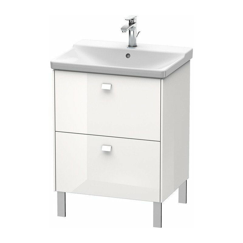 

Duravit - BRIOSO Mueble de baño Griffe cromo 691x620x479mm nogal oscuro